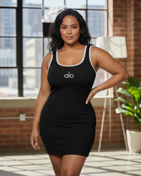 VESTIDO ALO CANELADO